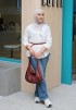 ALLY BUTTON BLOUSE IN CLOUD WHITE