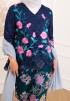 AIRI GLITTER LACE TOP IN NIGHT PINK