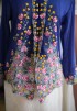 NINA KEBAYA 6.0 BUTTON TOP IN MARINE