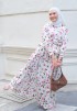 RYNN SET SKIRT IN WHITE GARDEN