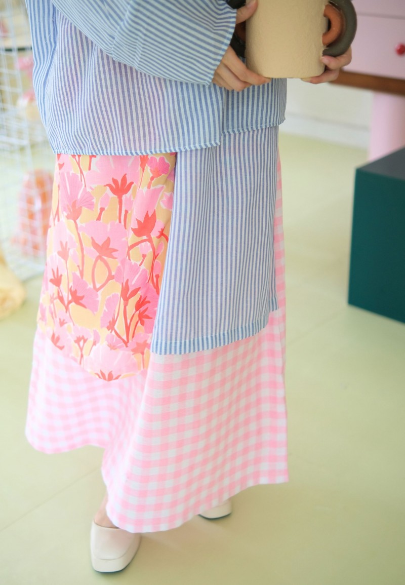 BELINE SKIRT IN PINK CHERISE