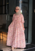 DOVE LONG DRESS IN CORAL COVE
