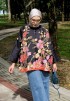 JOYCE BLOUSE BATIK 2.0 IN PINK BLACK