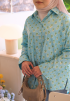 DARCIE BLOUSE IN DUSTY JADE