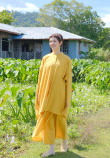 MELATI KURUNG SET IN MUSTARD