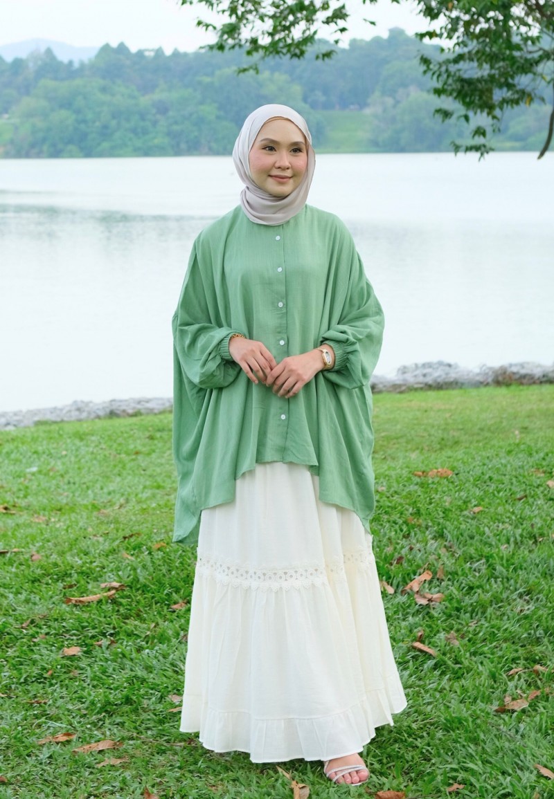 LETITIA BLOUSE IN GREEN
