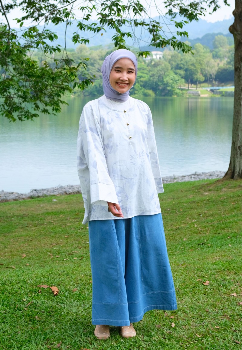 JOYCE BLOUSE IN GREYISH