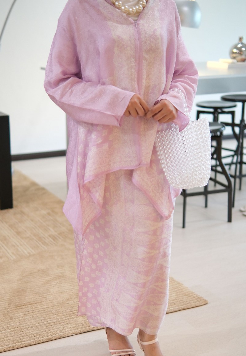 MAYRA KEBAYA SET IN THISTLE
