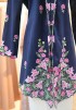 PIA LONG KEBAYA TOP IN BERRY NIGHT