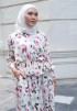 RYNN SET SKIRT IN WHITE GARDEN