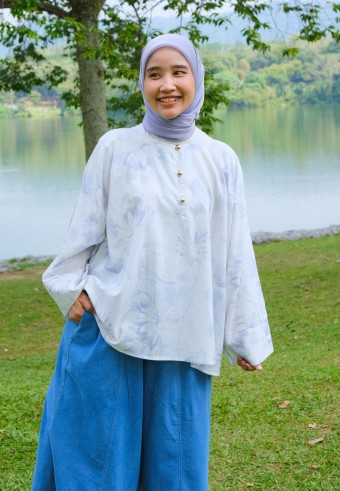 JOYCE BLOUSE IN GREYISH