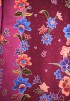 FLORA PAREO BATIK IN PLUM