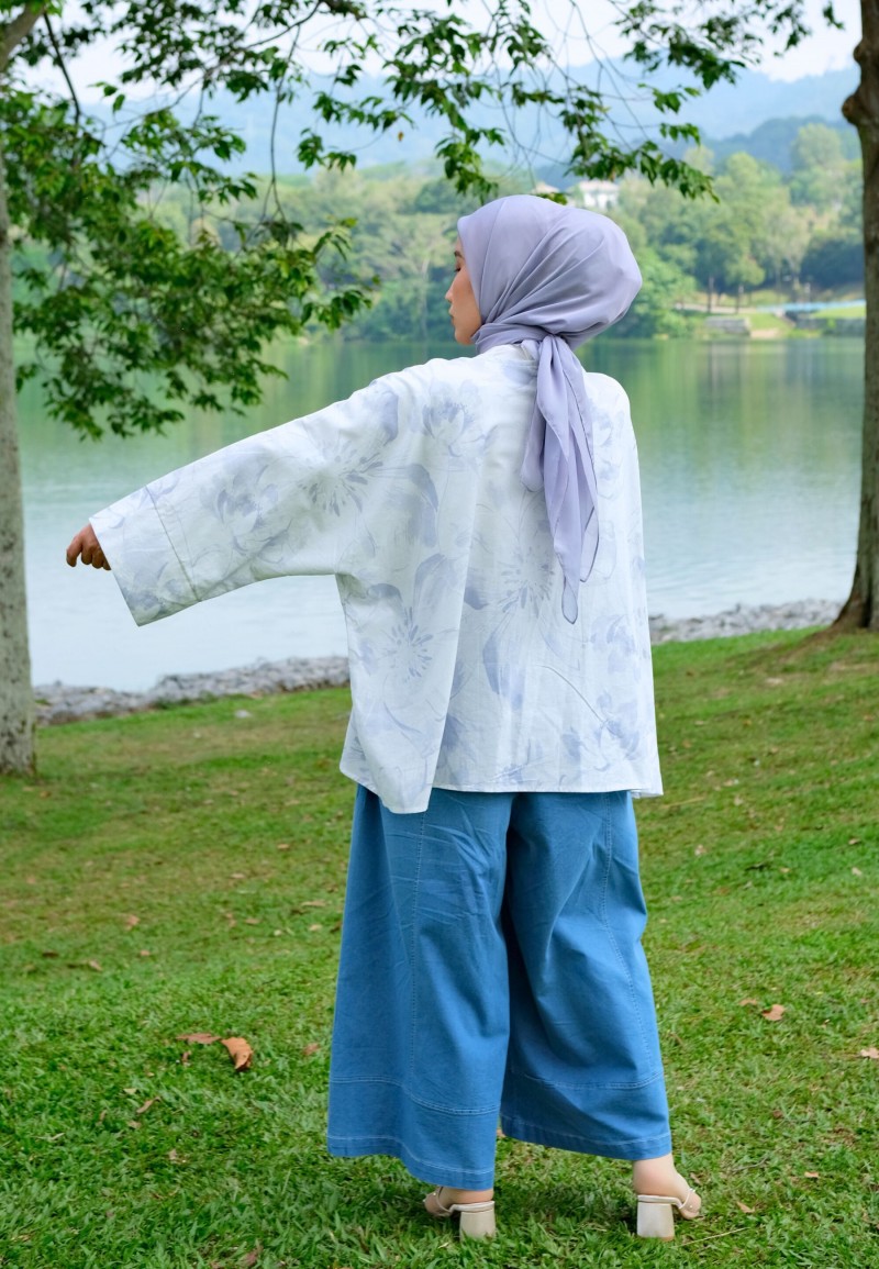 JOYCE BLOUSE IN GREYISH