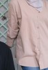 ALLY BUTTON BLOUSE IN TOAST