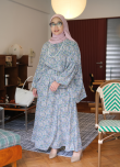 INGRID SET IN FLORAL GREEN