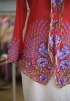 UNA KEBAYA TOP IN RUBY AMETHYST