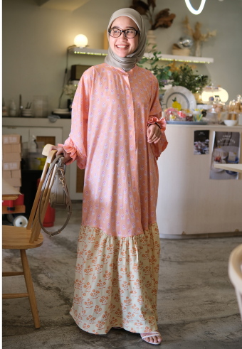 TERRA LONG DRESS IN AFTERGLOW