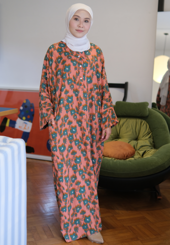LENA KAFTAN IN BRICK