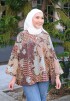 JOYCE BLOUSE BATIK IN CHOC DRIZZLE