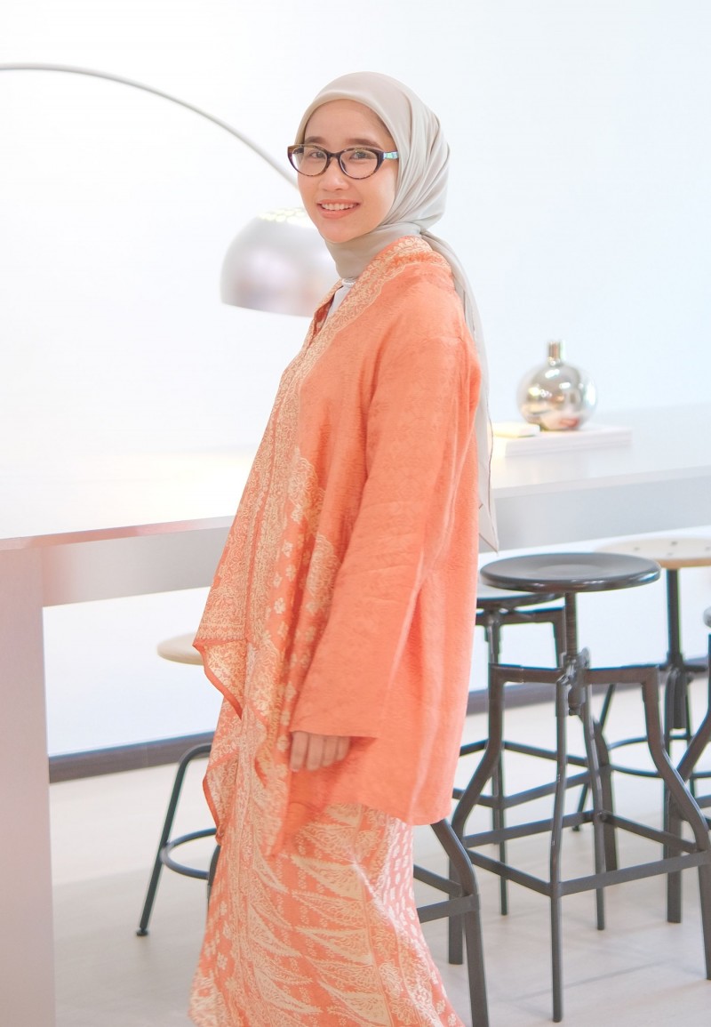MAYRA KEBAYA SET IN TAMARIND