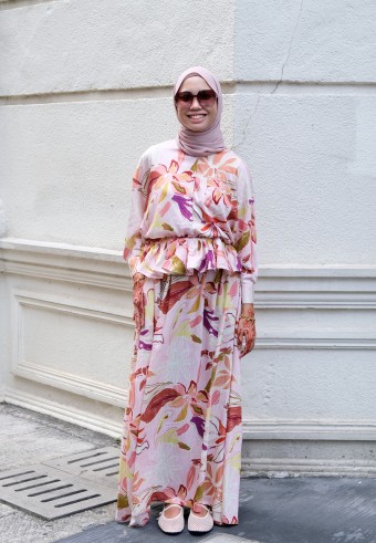 RYNN SET SKIRT IN PETUNIA