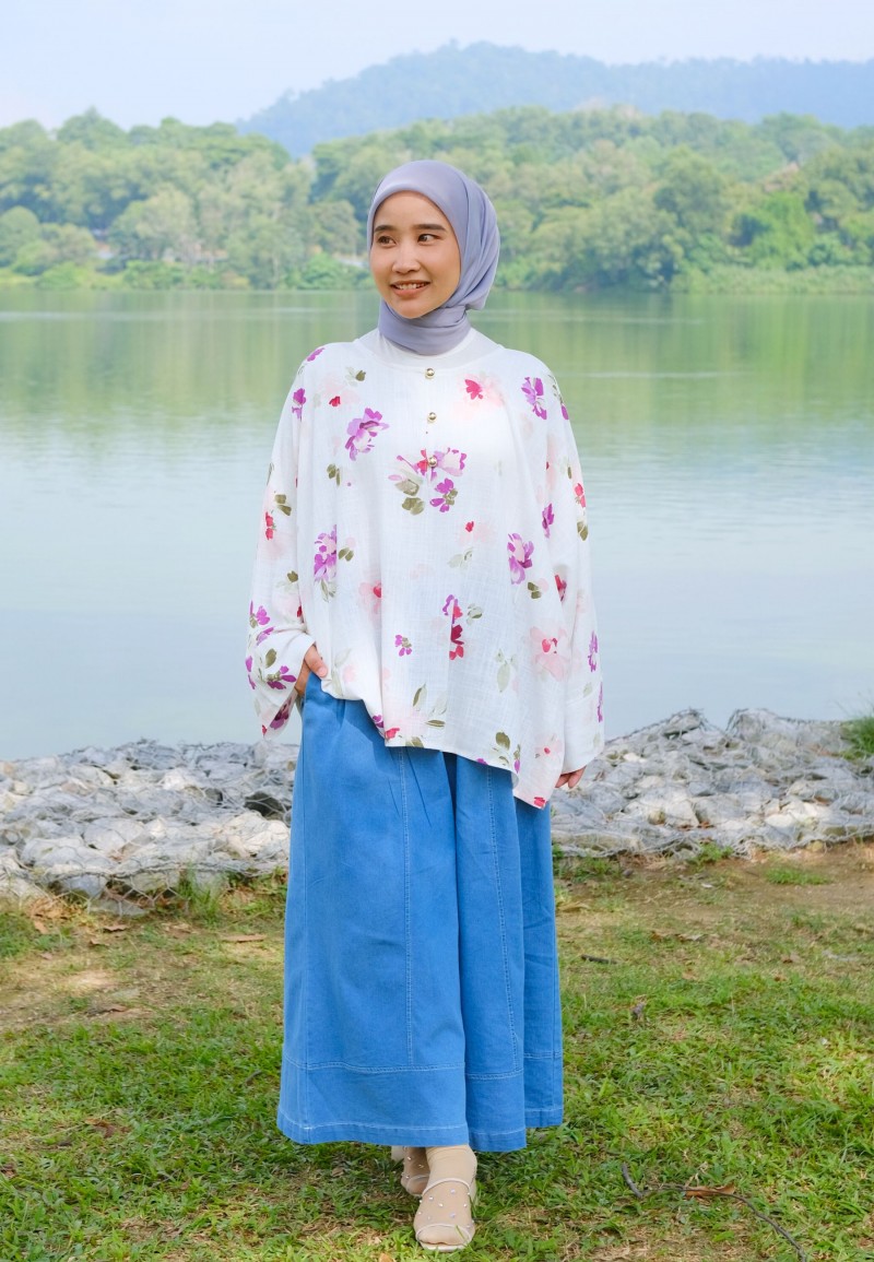 JOYCE BLOUSE IN FLOWERIST
