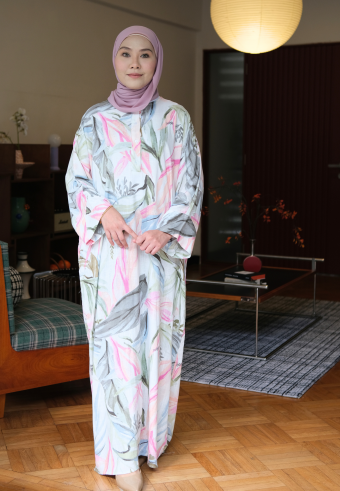LENA KAFTAN IN FLOWERIST