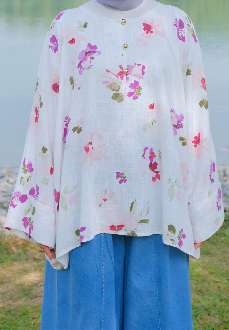 JOYCE BLOUSE IN FLOWERIST