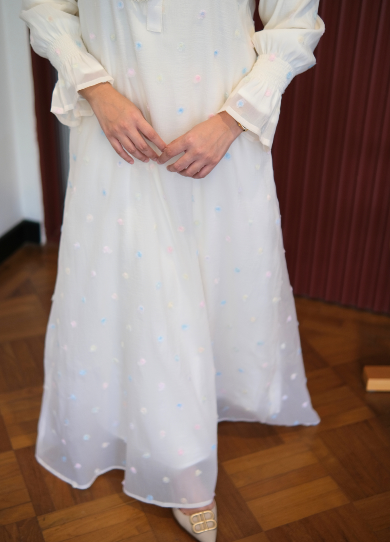 PONY DRESS IN RAINBOW