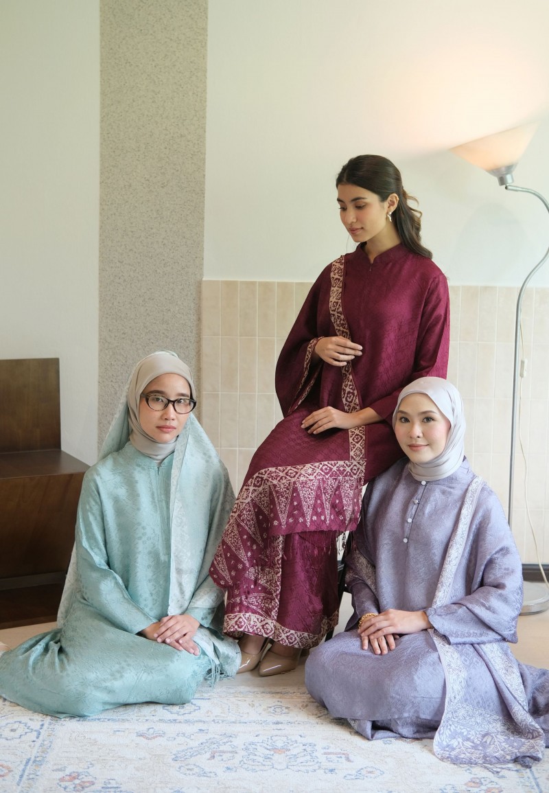 DIPTA KURUNG SET IN SAGE