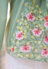DEIA BUTTON KEBAYA TOP IN PASTEL GREEN