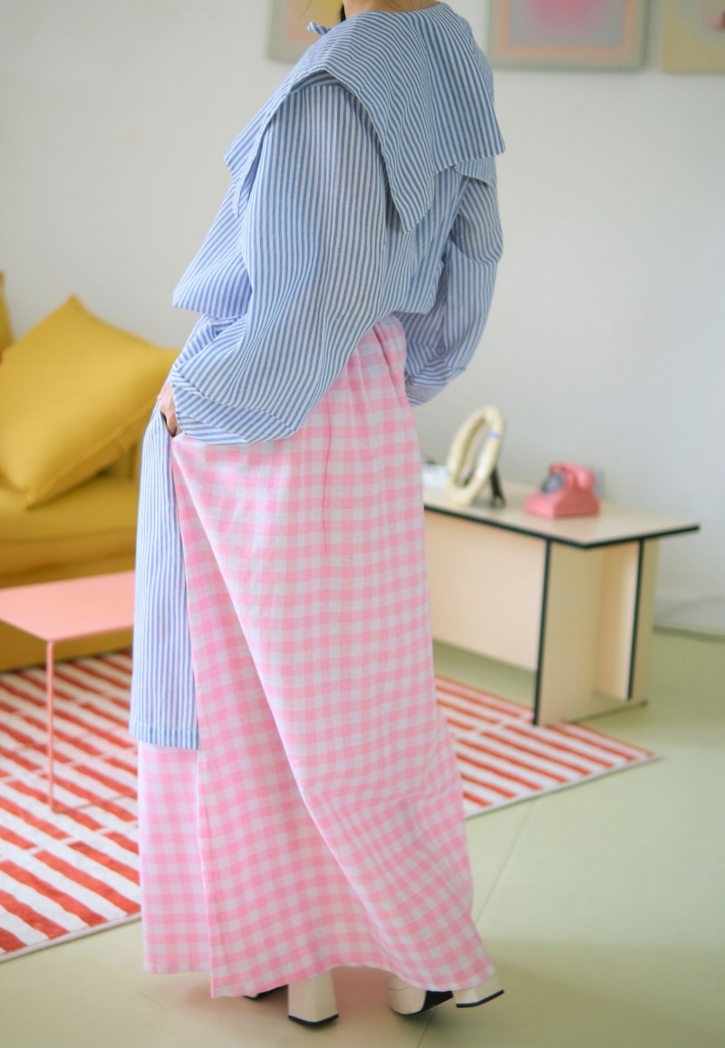 BELINE SKIRT IN PINK CHERISE