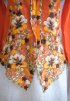 UNA KEBAYA TOP IN MARMALADE SHINE