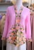 NINA KEBAYA BUTTON TOP IN SWEET PINK