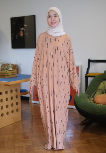 LENA KAFTAN IN BROWN SUGAR