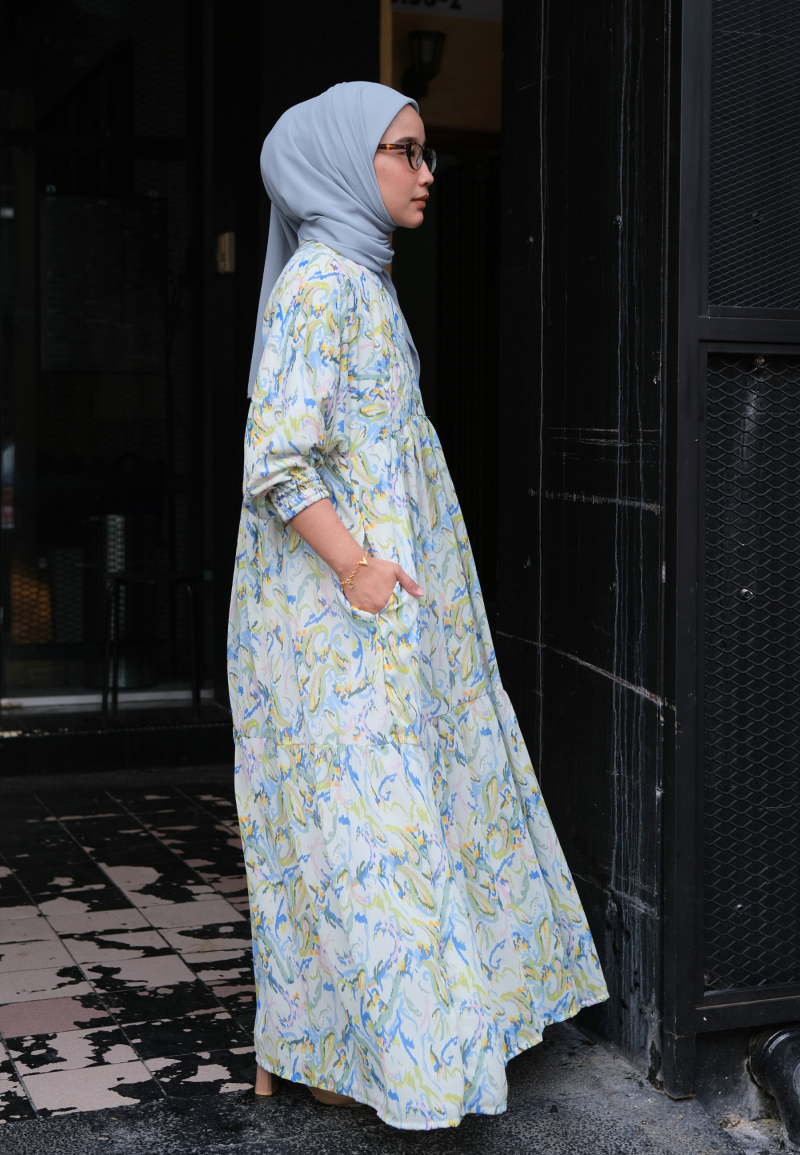 DOVE LONG DRESS IN EAST BAY