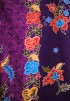 FLORA PAREO BATIK IN DARK PURPLE