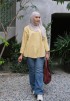 ALLY BUTTON BLOUSE IN BUTTER YELLOW