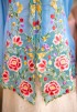 NINA KEBAYA BUTTON TOP IN JORDY BLUE