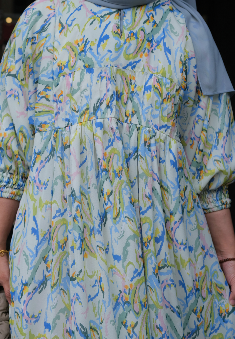 DOVE LONG DRESS IN EAST BAY