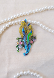 BROOCH IN TWIN BIRD