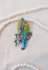 BROOCH IN TWIN BIRD