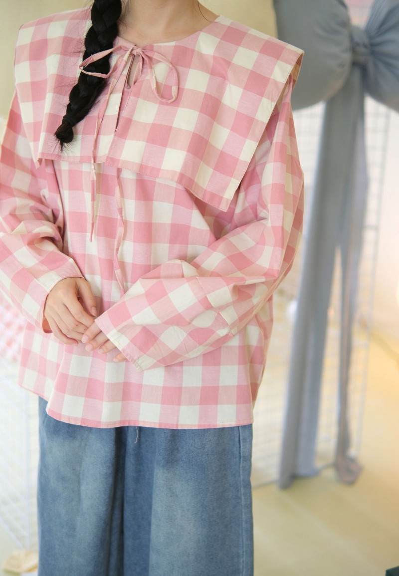 NISSY BLOUSE IN BABY PINK