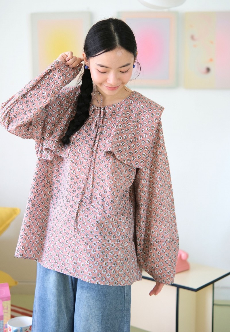 NISSY BLOUSE IN NUDE BLUSH
