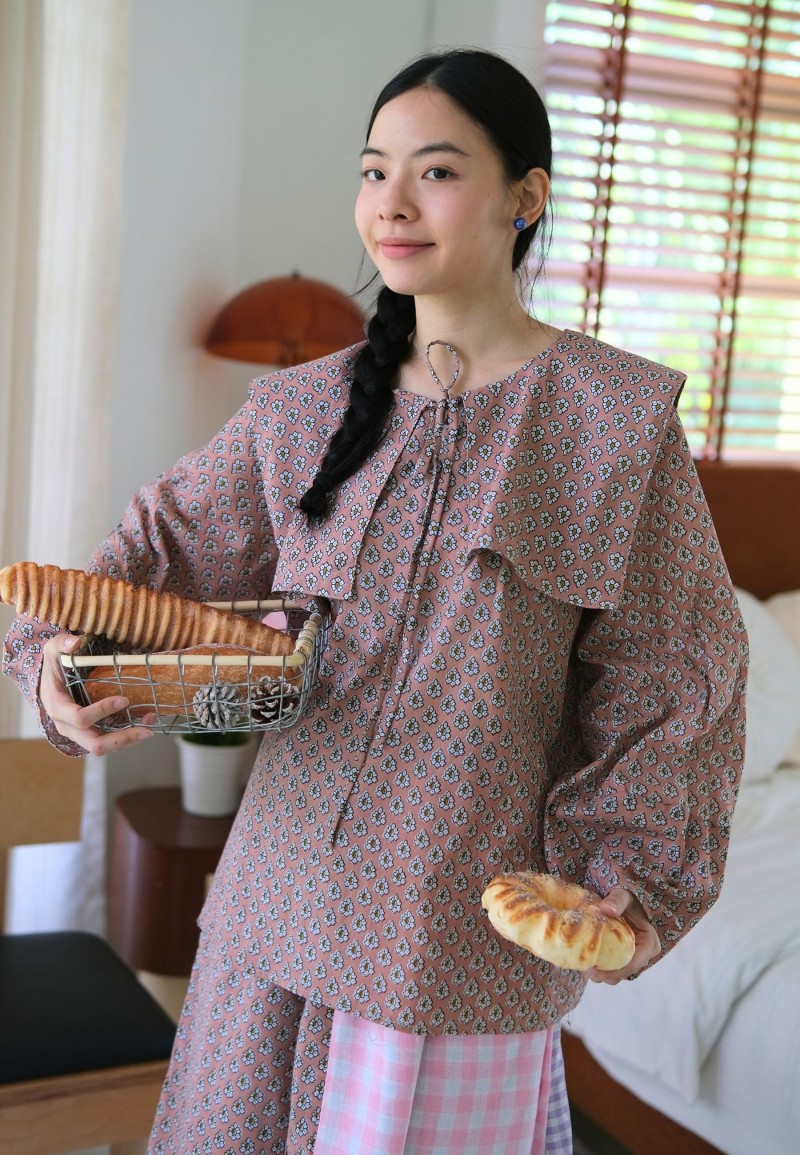 NISSY BLOUSE IN NUDE BLUSH