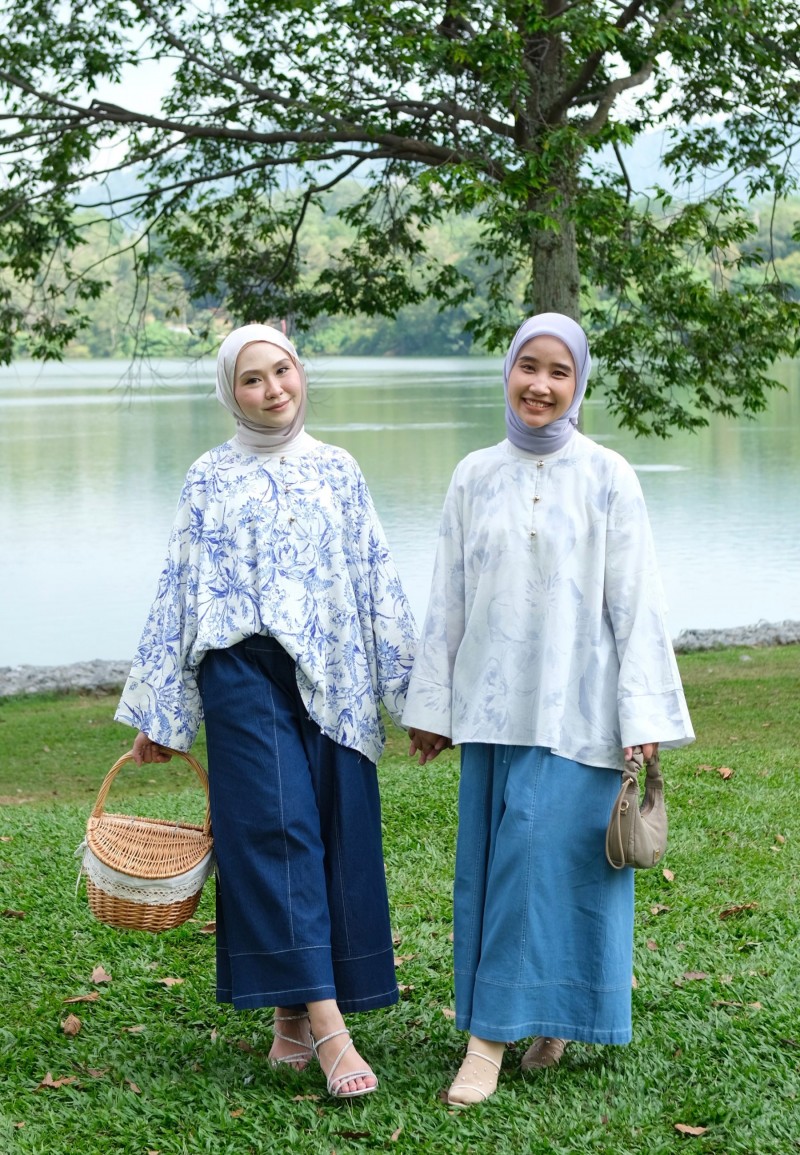 JOYCE BLOUSE IN INK BLUE
