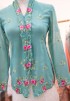 HANA KEBAYA BUTTON TOP 3.0 IN AQUA