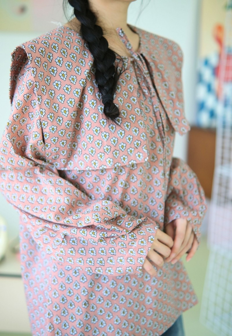 NISSY BLOUSE IN NUDE BLUSH
