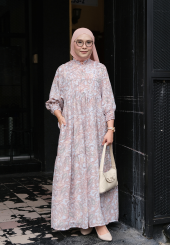 DOVE LONG DRESS IN CLAY