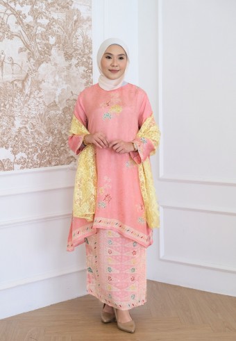 RENISA KURUNG SET IN SWEET PINK